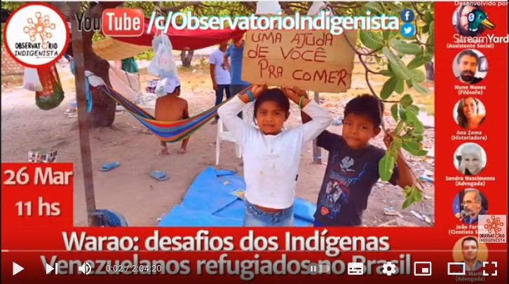 Warao: desafios dos Indígenas Venezuelanos refugiados no Brasil