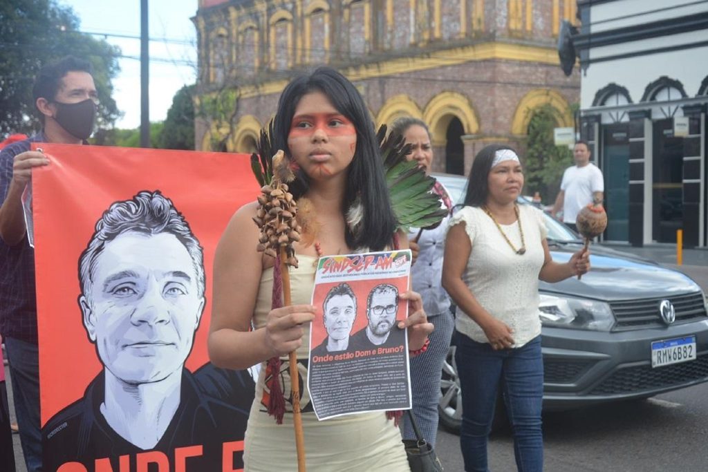 Protesto indígena na Funai cobra mudanças na política ambiental de Bolsonaro