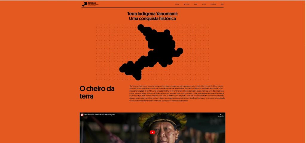 Fórum de Lideranças Yanomami e Ye’kwana lança o hotsite “Yanomami 30 Anos – O Futuro é Indígena”