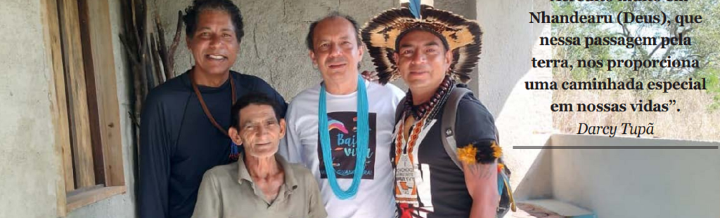 Encontro das ancestralidades Guarani, Puri e Potiguara na Aldeia Tekoa KA’ Aguy Ovy Porã em Maricá – RJ