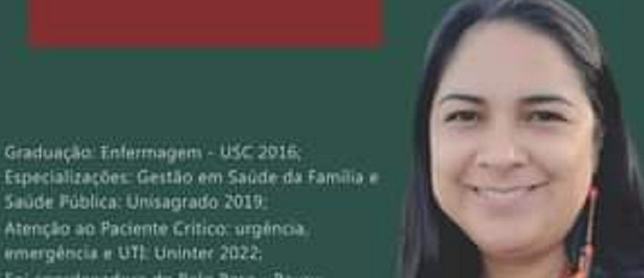 Enfermeira indicada para assumir DSEI Litoral Sul Curitiba-PR