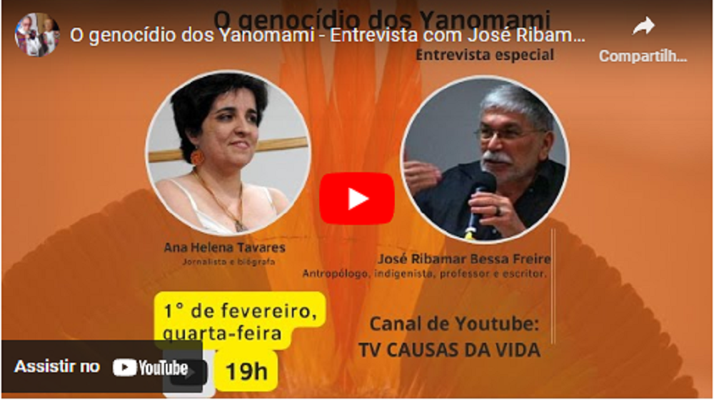 “TV Causas da Vida” realiza entrevista especial com José Ribamar Bessa Freire