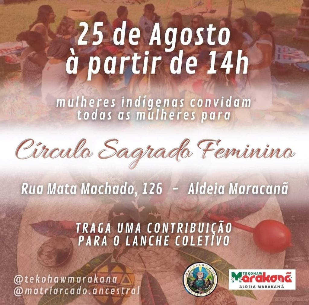 Círculo Sagrado Feminino – 29/08 (Aldeia Maracanã)