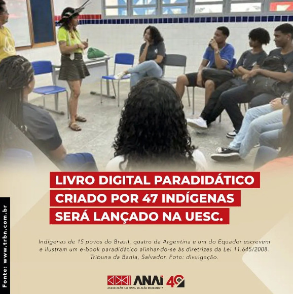 Livro digital paradidático criado por 47 indígenas será lançado na Uesc