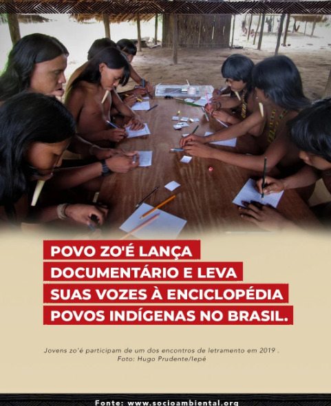 Povo Zo’é lança documentário e leva suas vozes à Enciclopédia Povos Indígenas no Brasil