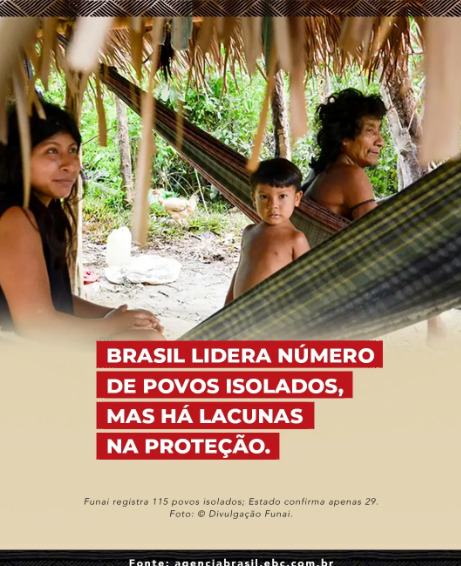 Brasil lidera número de povos isolados, mas há lacunas na proteção